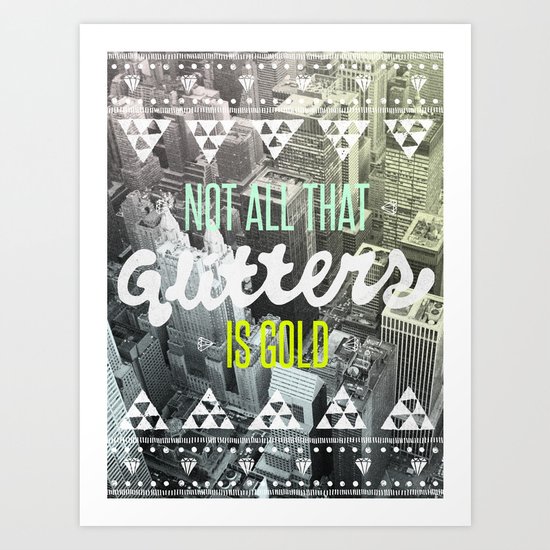 GOLDEN Art Print