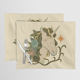 Vintage Magic Unicorn Placemat