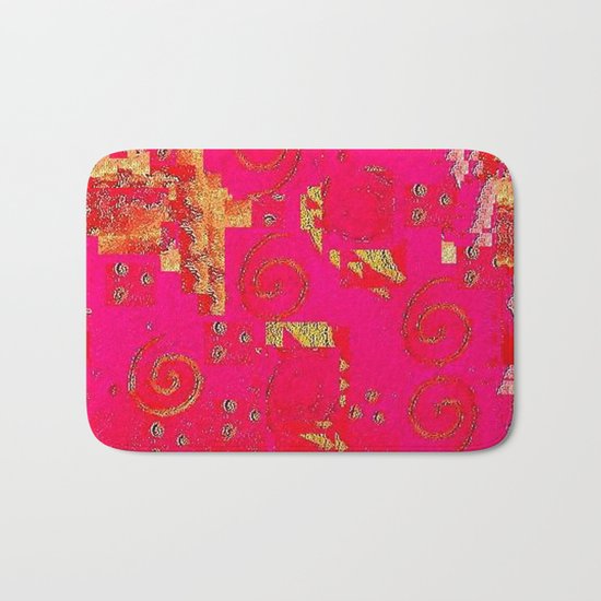 Gold leaf Bath Mat