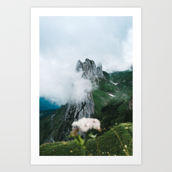 Flower Mountain in Switzerland - Landscape Photography Art Print