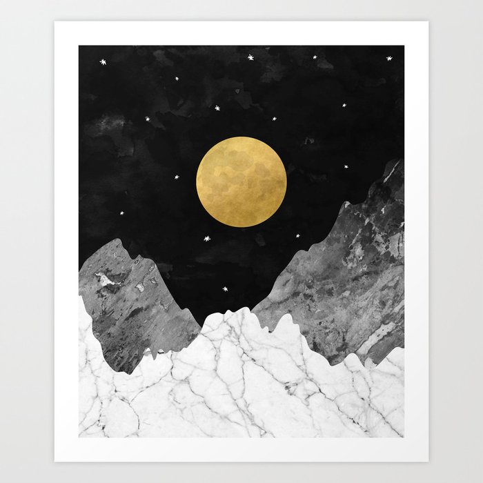 Moon and Stars Kunstdrucke Moon and Stars Kunstdrucke