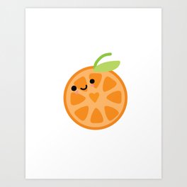 little orange guy Art Print