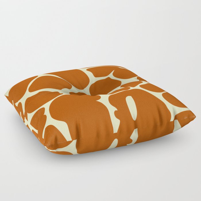 giraffe design pattern Floor Pillow