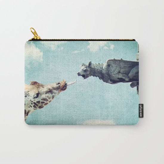 A Giraffe In Paris or French Kiss Carry-All Pouch