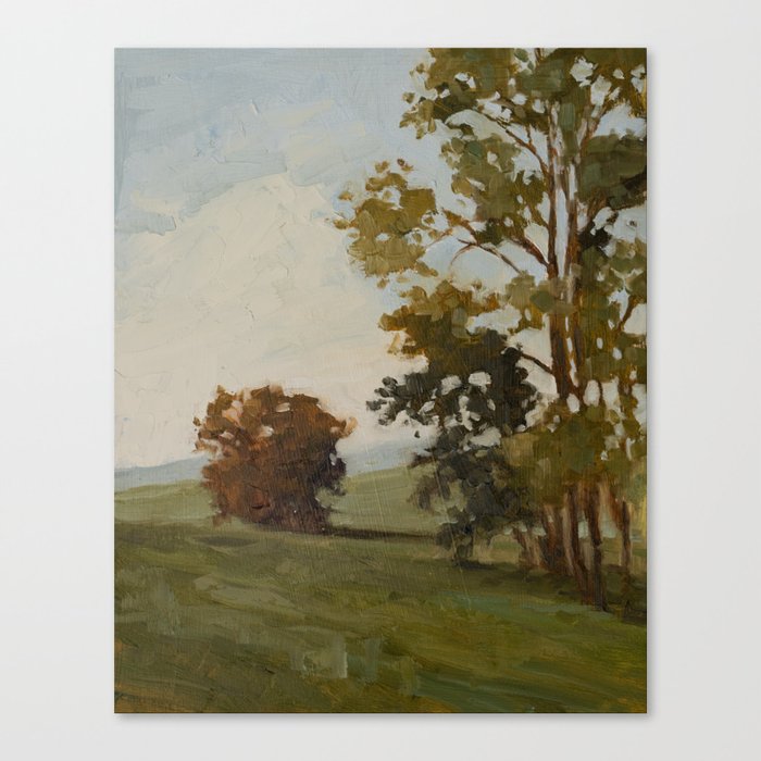 Gettysburg Plein Air Trees Canvas Print
