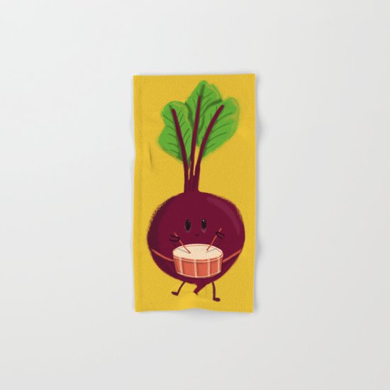Beet's drum beat Hand & Bath Towel