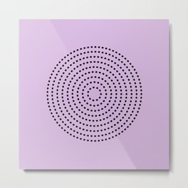 Dot circle over purple Metal Print | Art, Graphicdesign, Patterndesign, Dotcircle, Figures, Relax, Circle, Bed, Pillow, Couch 