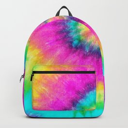 Colorful Tie Dye Spiral Backpack
