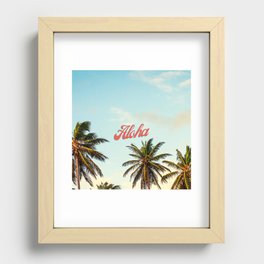 aloha Recessed Framed Print