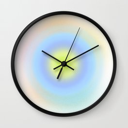 Colorful Grain Texture Circle Gradient Art Wall Clock