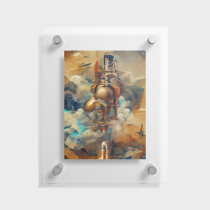 Space X Floating Acrylic Print