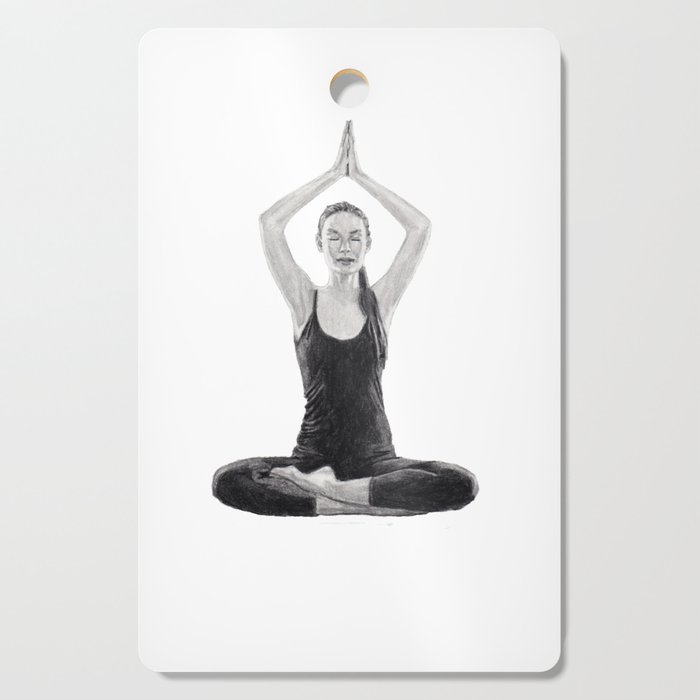 Yoga IV : Charcoal Cutting Board