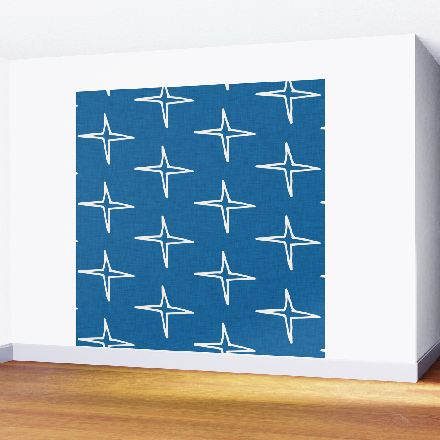 Nautical Star Blue Homedecor Wall Mural By Susycosta Society6