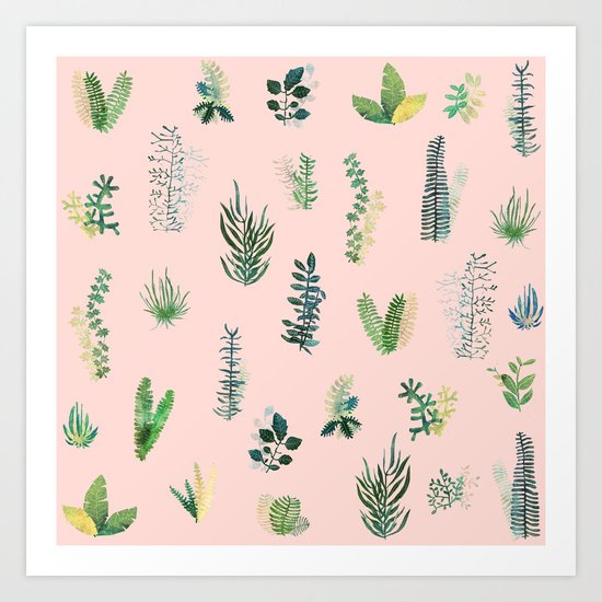 pink Garden Art Print