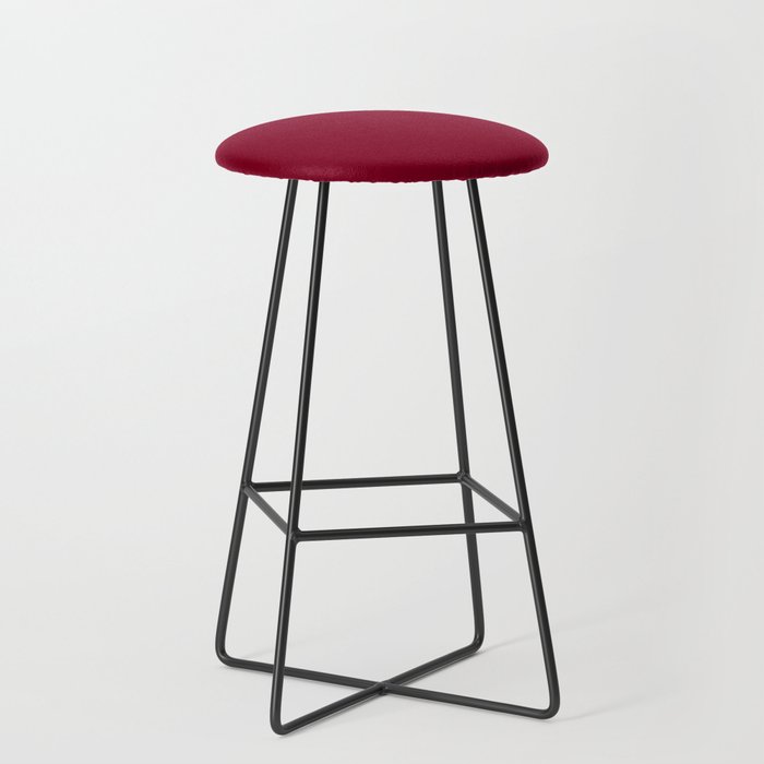 Solid Color Series - Burgundy Red Bar Stool