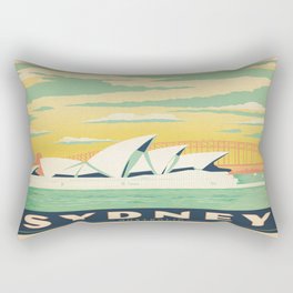 Vintage poster - Sydney Rectangular Pillow