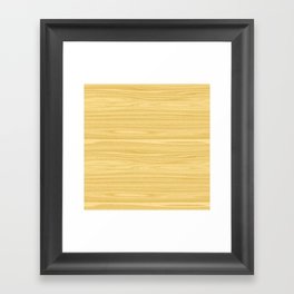 Ash Wood Texture Framed Art Print