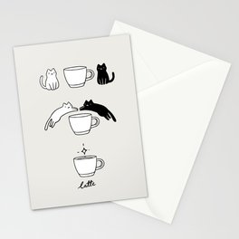 Coffee Cat 2: Catte Stationery Card