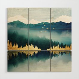 Mist Reflection Wood Wall Art