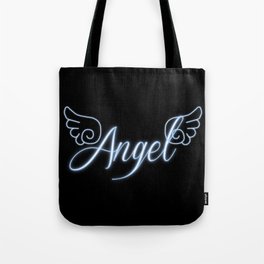 Angel with Wings Tote Bag