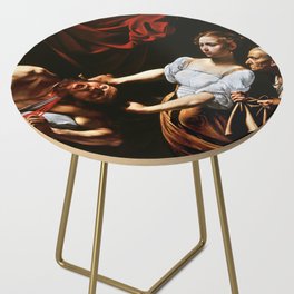 High Resolution - Judith Beheading Holofernes - Caravaggio Side Table