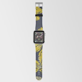 Abstract elegance pattern with floral background.  Apple Watch Band