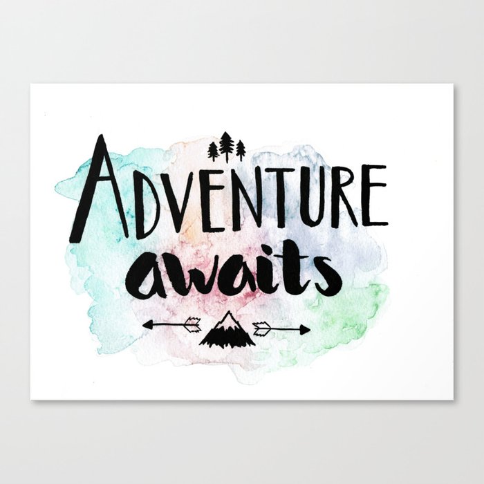 Adventure Awaits Canvas Print