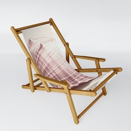 Pastel Pink Seashell Sling Chair