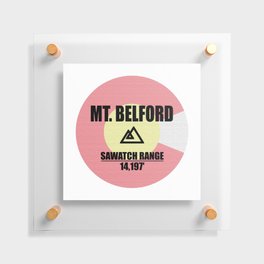 Mt. Belford Colorado Floating Acrylic Print