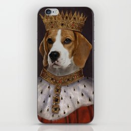 The Most Regal of the Beagles iPhone Skin