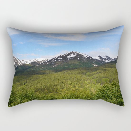 Summer Greens II Rectangular Pillow