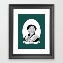 Mary Seacole Illustrated Portrait Framed Art Print