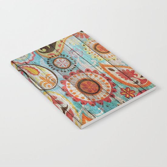 Kashmir on Wood 02 Notebook