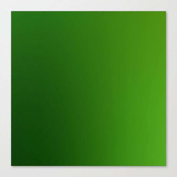 39 Green Gradient Background 220713 Minimalist Art Valourine Digital Design Canvas Print