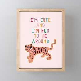 Cute & Fun Framed Mini Art Print