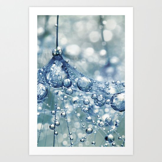Sparkling Dandy in Blue Art Print