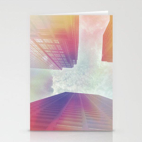 Downtown Skyscrapers Stationery Cards