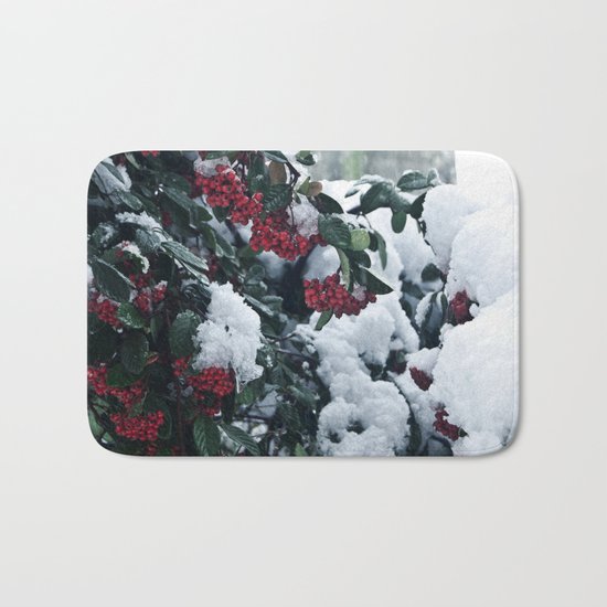 Winter and snow Bath Mat