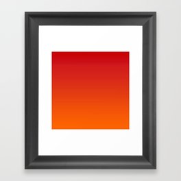 Sunset Ombre Framed Art Print