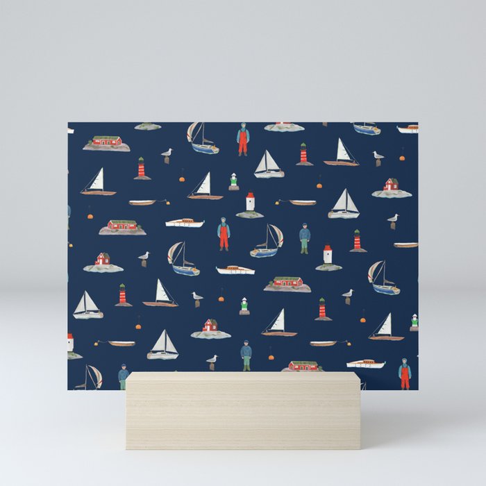 A Sailing Holiday Mini Art Print
