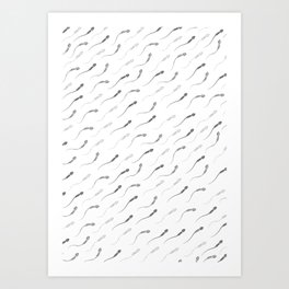 Sperm Art Print