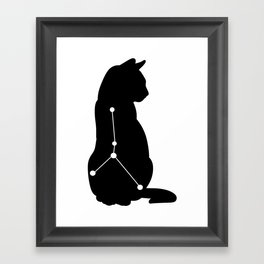 cancer cat Framed Art Print