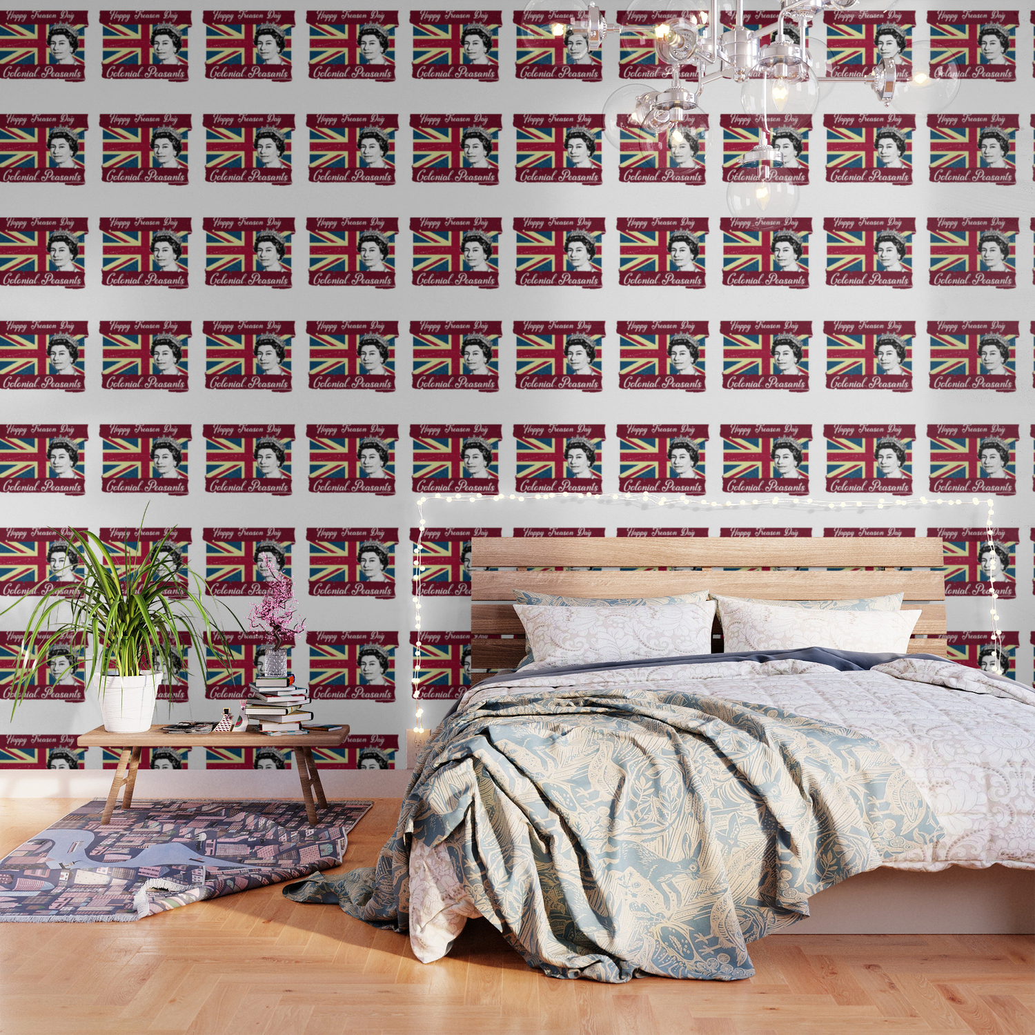 Happy Treason Day Colonial Peasants July 4th Wallpaper By