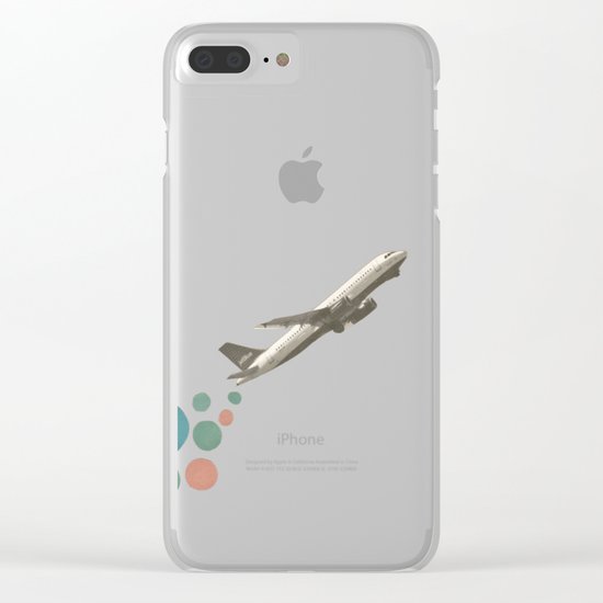 Leaving on a Jet Plane Clear iPhone Case
