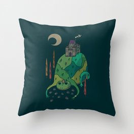 Under Froghill's Embrace Throw Pillow