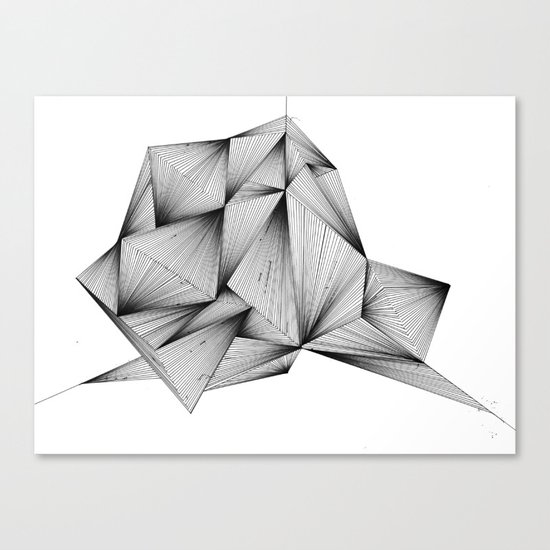 Structure (XYZ) Canvas Print