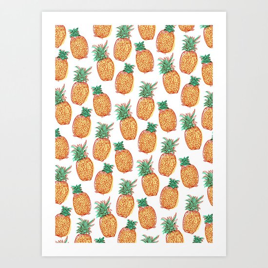 Pineaple express Art Print