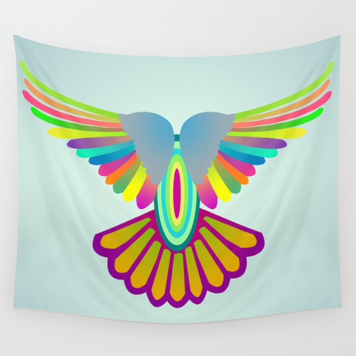 Wings Let's Fly! Wall Tapestry