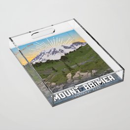 Mount Rainier Acrylic Tray
