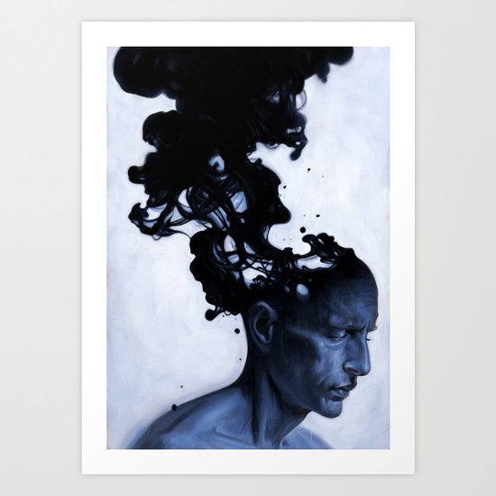 Dark Thoughts Art Print